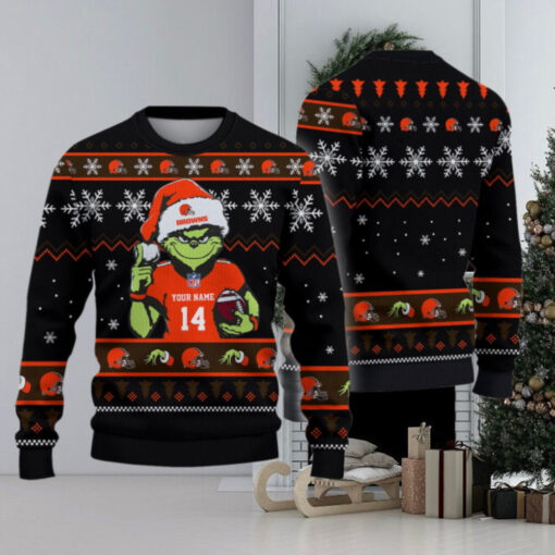 Cleveland Browns Custom Chrismas Ugly Sweater