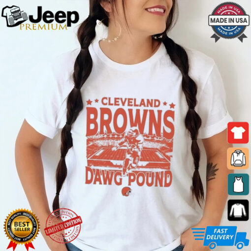 Cleveland Browns Gameday Dawg Pound Vintage Stadium Shirt