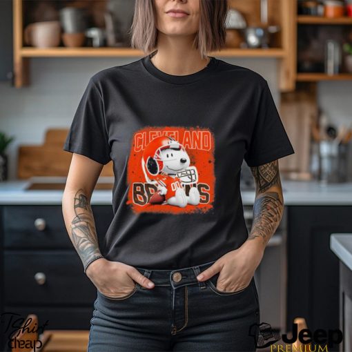 Cleveland Browns Mix Snoopy T Shirt