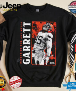 Cleveland Browns Myles Garrett Vertical signature shirt