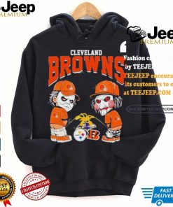 Cleveland Browns NFL Halloween Peeing Funny Shirt