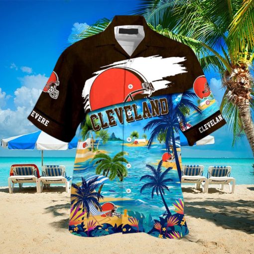 Cleveland Browns NFL Personalized Hawaiian Shirt, beach shorts