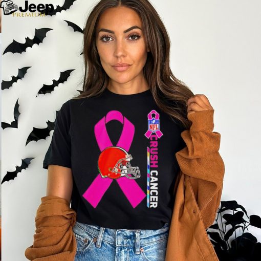 Cleveland Browns Nfl Crush Cancer Shirt