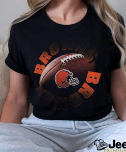 Cleveland Browns Spiral Heavyweight T Shirt