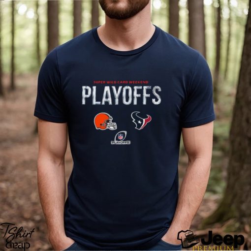 Cleveland Browns Vs Houston Texans 2023 Super Wild Card Playoffs Unisex T Shirt