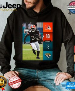 Cleveland Browns Win 18 13 Jaguars Jacksonville 2024 NFL Week 2 Final Score Shirt