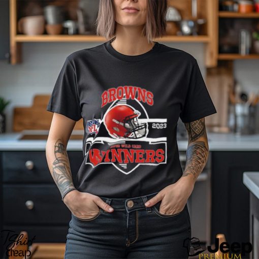 Cleveland Browns Winners Champions 2023 Super Wild Card NFL Divisional Helmet Logo Classic T Shirt