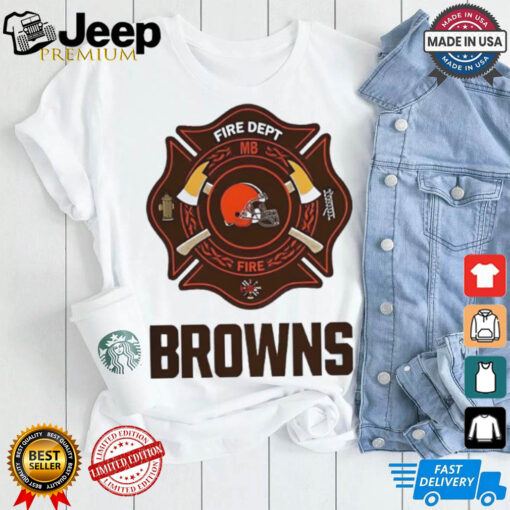 Cleveland Browns shirt Firefighter Appreciation logo