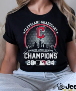 Cleveland Guardians Skyline American League Central Champs 2024 Shirt