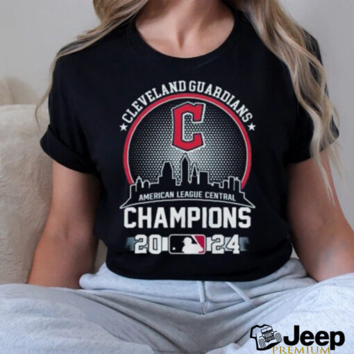 Cleveland Guardians Skyline American League Central Champs 2024 Shirt