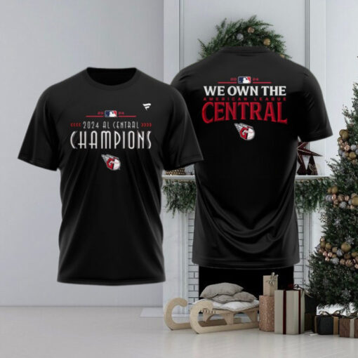 Cleveland Guardians TShirt, Cleveland Guardians American League Central Champs Limited Edition Black