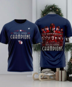 Cleveland Guardians TShirt, Cleveland Guardians American League Central Champs Limited Edition Navy