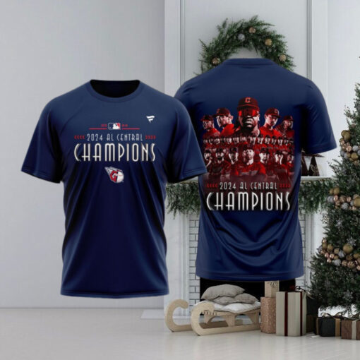 Cleveland Guardians TShirt, Cleveland Guardians American League Central Champs Limited Edition Navy