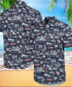 Cleveland Guardians Tropical Island Palms Hawaiian Shirt