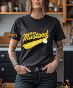 Cleveland Guardians national hot dog month team mustard shirt