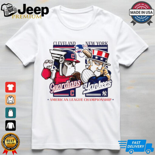 Cleveland Guardians vs New York Yankees ALCS 2024 mascot shirt