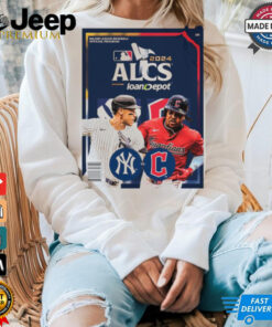 Cleveland Guardians vs. New York Yankees 2024 MLB ALCS Program Poster t shirt