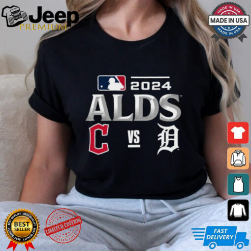 Cleveland Guardians vs. Tigers 2024 ALDS Matchup Set Logo T Shirt