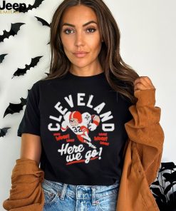 Cleveland Here We Go Browns Football mascot shirt