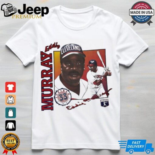 Cleveland Indians Eddie Murray baseball player signature shirt