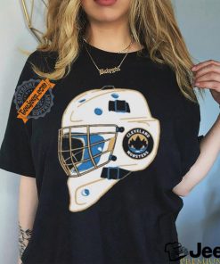 Cleveland Monster Bessie Black Goalie Helmet shirt