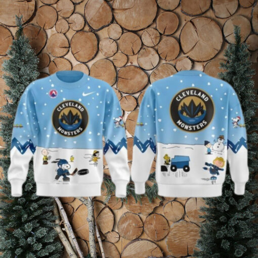 Cleveland Monsters x Peanuts & Snoopy Limited Edition Sweater