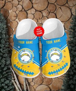 Clog Shoes NFL Football Los Angeles Chargers Personalized Crocs