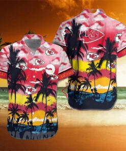 Cloud Beach Coconut Custom Kansas City Chiefs Gift Full Printed Hawaiian Shirt