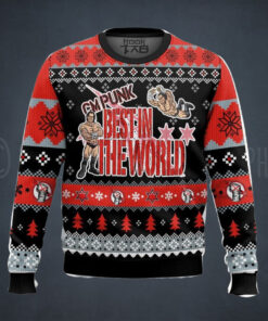 Cm Punk Wwe Ugly Sweater