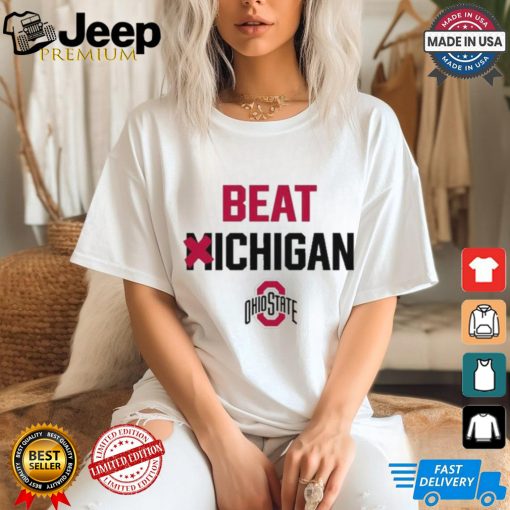 Coach Urban Meyer Wearing Beat Michigan Ohio State T Shirts