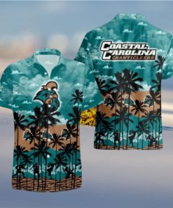 Coastal Carolina Chanticleers Palms Tree Hawaiian Shirt