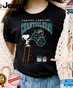 Coastal Carolina Chanticleers Snoopy Painting Shirt