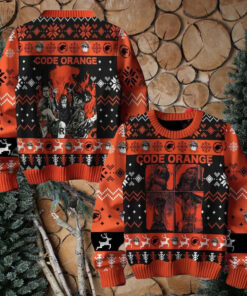 Code Orange Forever Chirstmas Gifts 2024 Xmas For Family And Friends Ugly Sweater