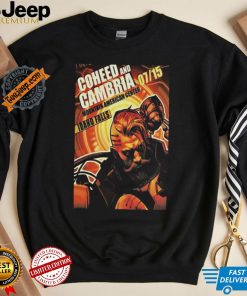 Coheed And Cambria Mountain America Center in Idaho Falls ID July 15 2024 Poster shirt