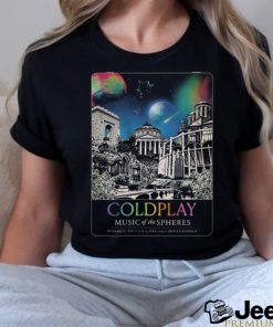 Coldplay Bucharest June 2024 Music Of The Spheres Tour Poster Shirt