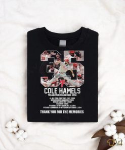 Cole Hamels Philadelphia Phillies 2006 2015 Thank You For The Memories T Shirt