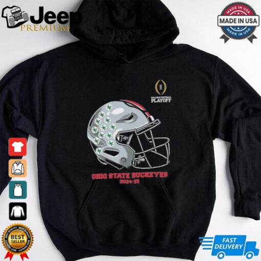College Football Playoff 2024 2025 Ohio State Buckeyes Helmet T Shirt