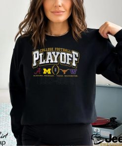 College Football Playoff 2024 CFP 4 Team Black T Shirt