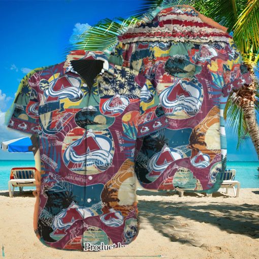 Colorado Avalanche Custom Name Gift Ideas 3D Hawaiian Shirt