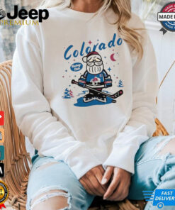 Colorado Avalanche Santa Claus Christmas 2024 shirt