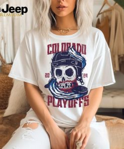 Colorado Avalanche Skull Playoffs 2024 shirt