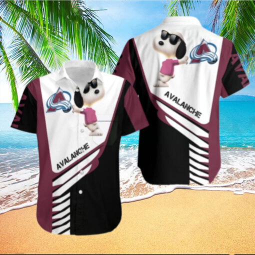 Colorado Avalanche Snoopy Vibes Hawaiian Shirt