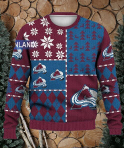 Colorado Avalanche Ugly Sweater Christmas, Ice Hockey NHL