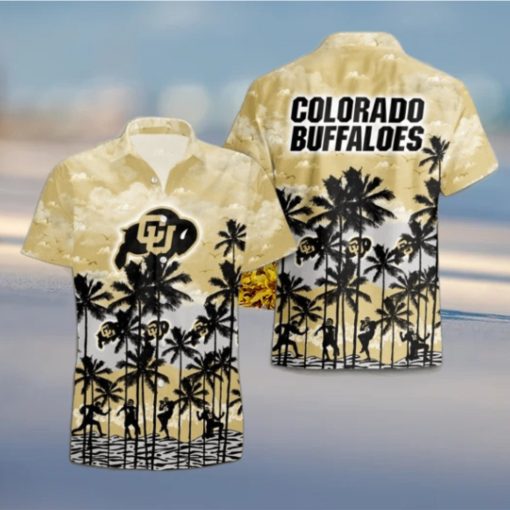 Colorado Buffaloes Palms Tree Hawaiian Shirt