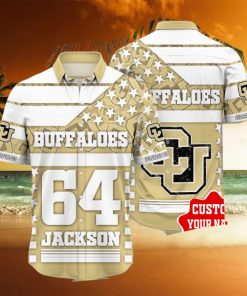 Colorado Buffaloes Personalized Name And Number Hawaiian Shirt Short For Fans