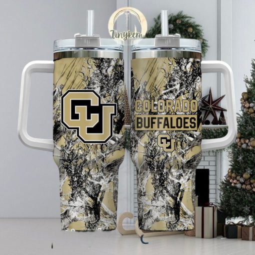 Colorado Buffaloes Realtree Hunting 40oz Tumbler