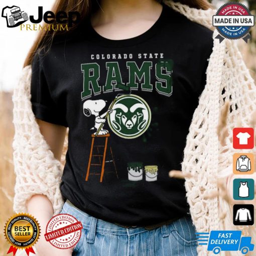 Colorado State Rams Snoopy Painting Shirt