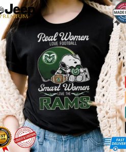 Colorado State Rams x Snoopy Real Women Love Football Smart Women Helmet 2024 Shirt