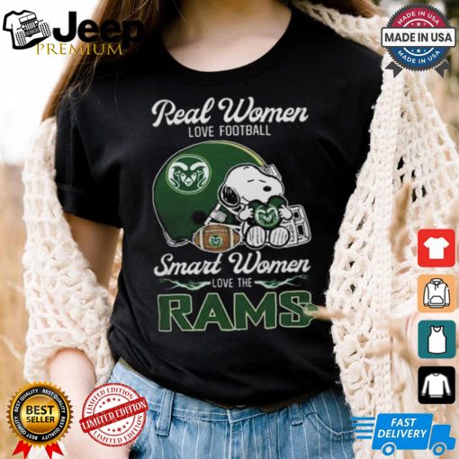 Colorado State Rams x Snoopy Real Women Love Football Smart Women Helmet 2024 Shirt