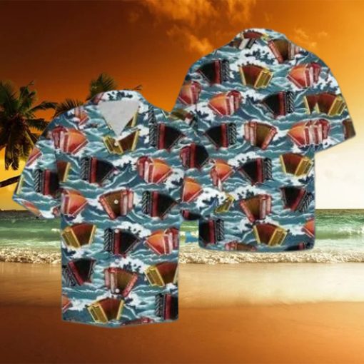 Colorful Accordion Hawaiian Shirts